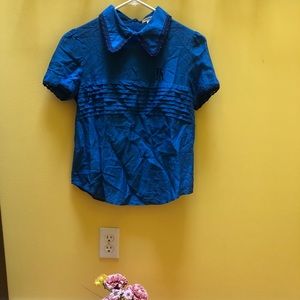 Nanoush cotton silk blouse